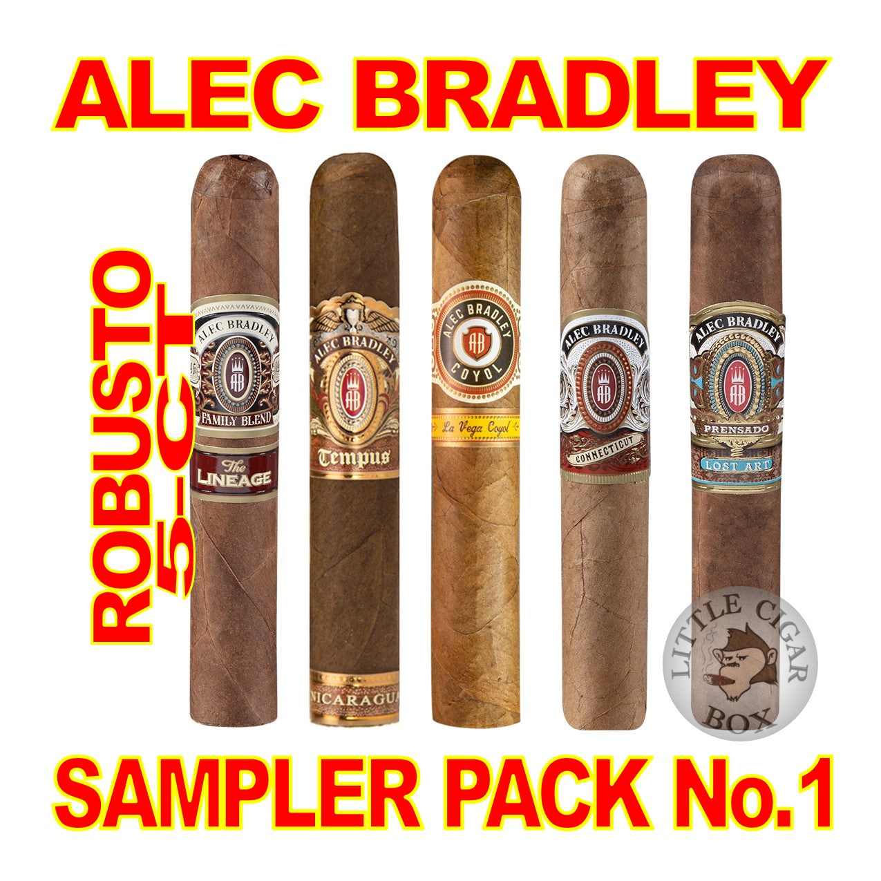 ALEC BRADLEY 5-CT ROBUSTO SAMPLER No.1