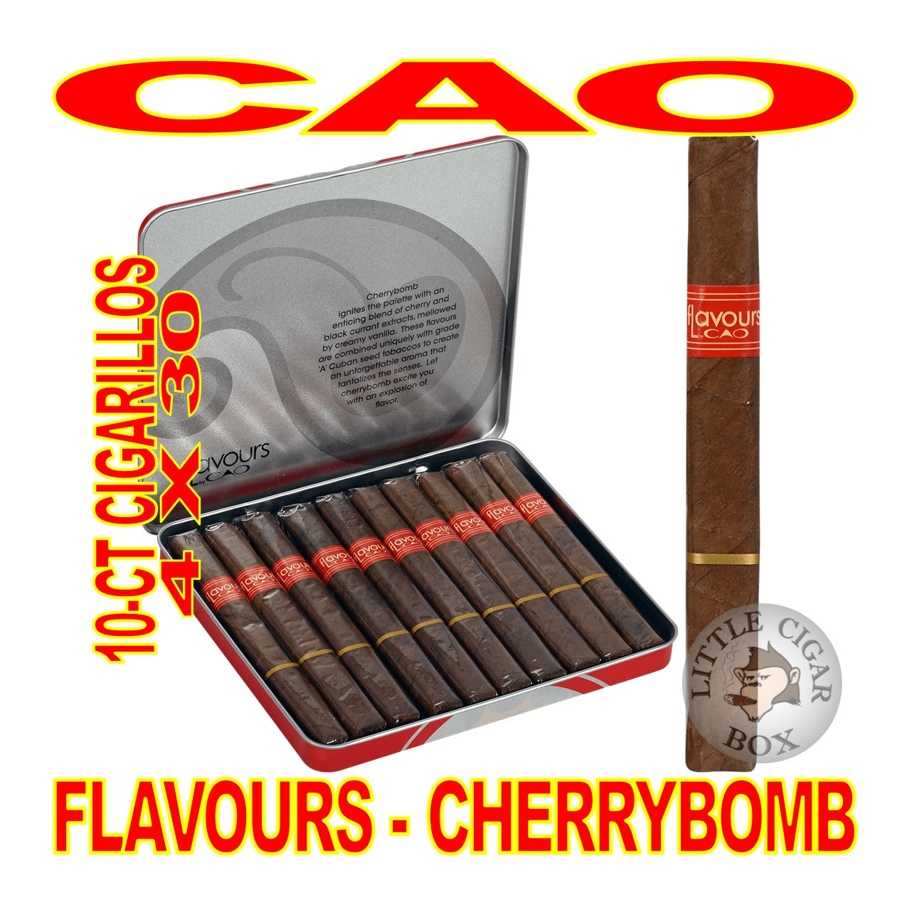 CAO FLAVOURS 10-CT CIGARILLOS CIGARS