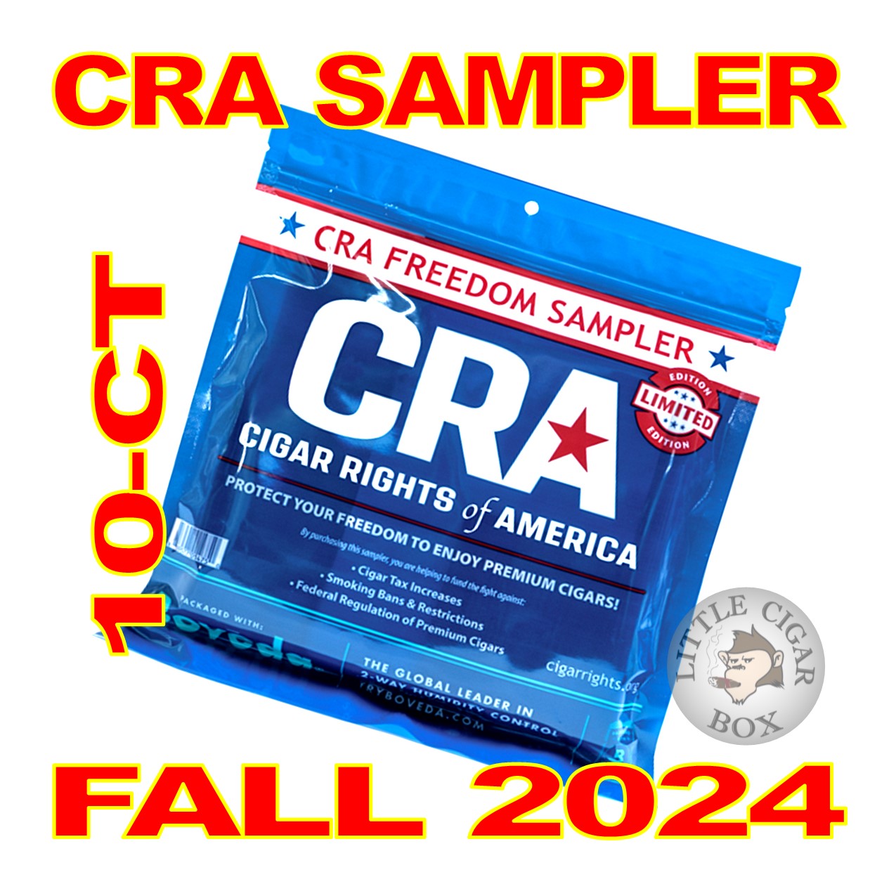 CRA FALL 2024 CIGAR SAMPLER PACK 10-CT