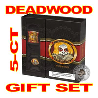 DEADWOOD CIGARS GIFT SET - 5CT CIGARS + CIGAR STAND + CUTTER