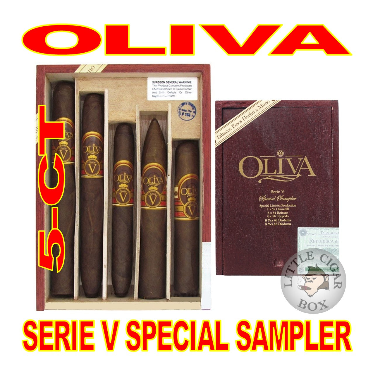 OLIVA SERIE V 5-CT SPECIAL SAMPLER