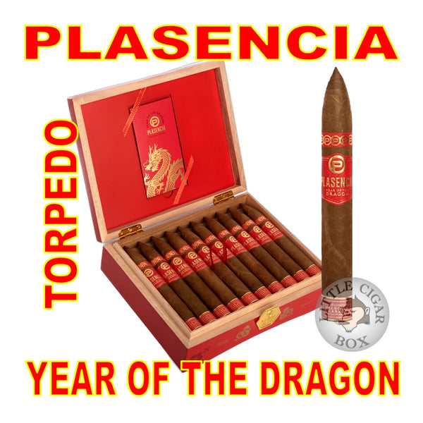 PLASENCIA YEAR OF THE DRAGON TORPEDO CIGAR