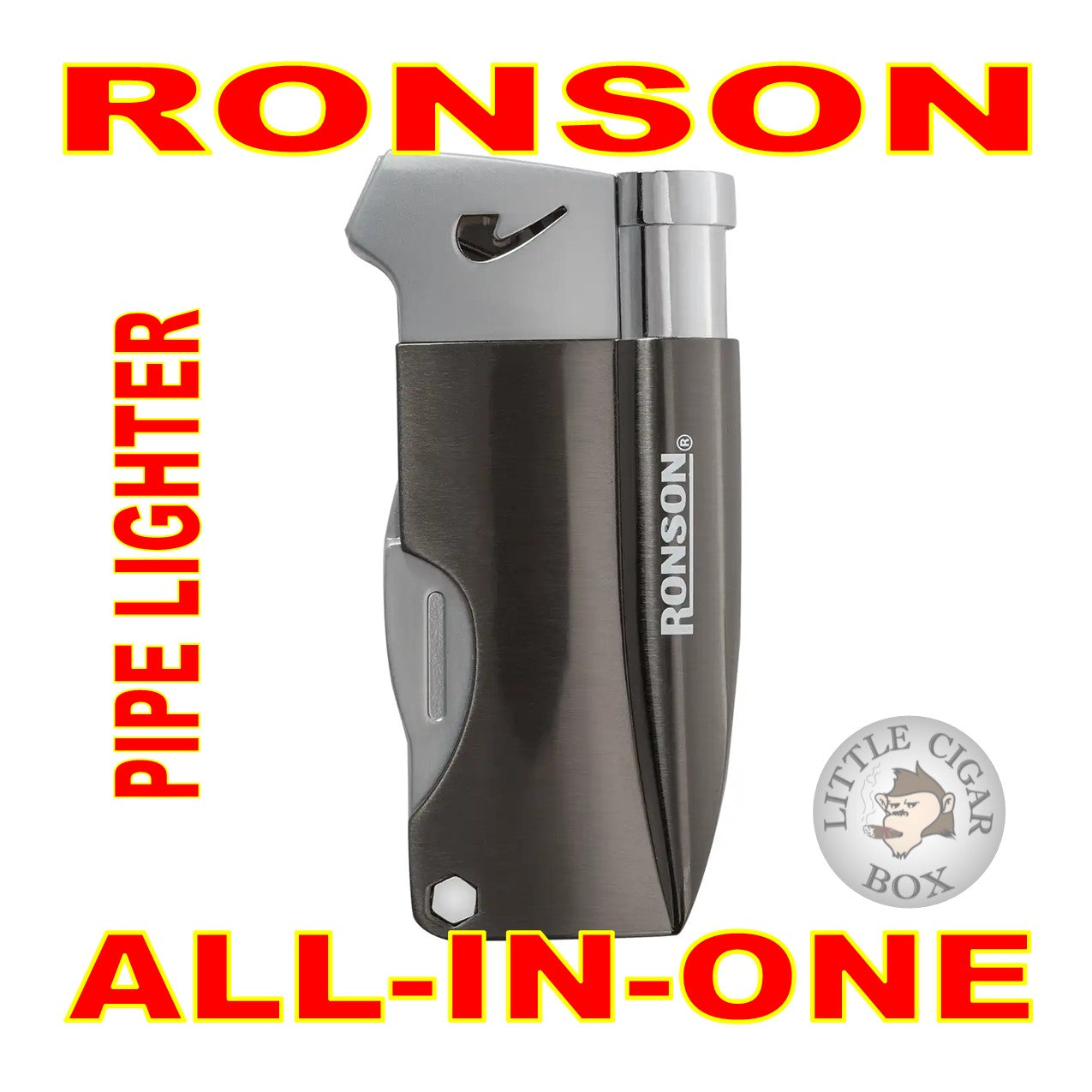 RONSON ALL-IN-ONE PIPE LIGHTER