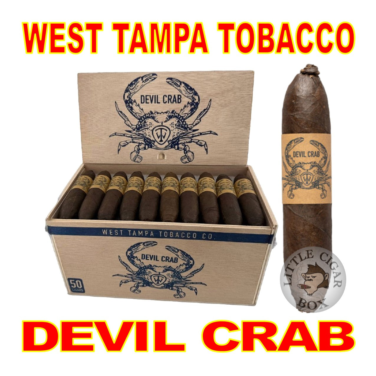 WEST TAMPA TOBACCO DEVIL CRAB PERFECTO CIGARS – www.LittleCigarBox.com