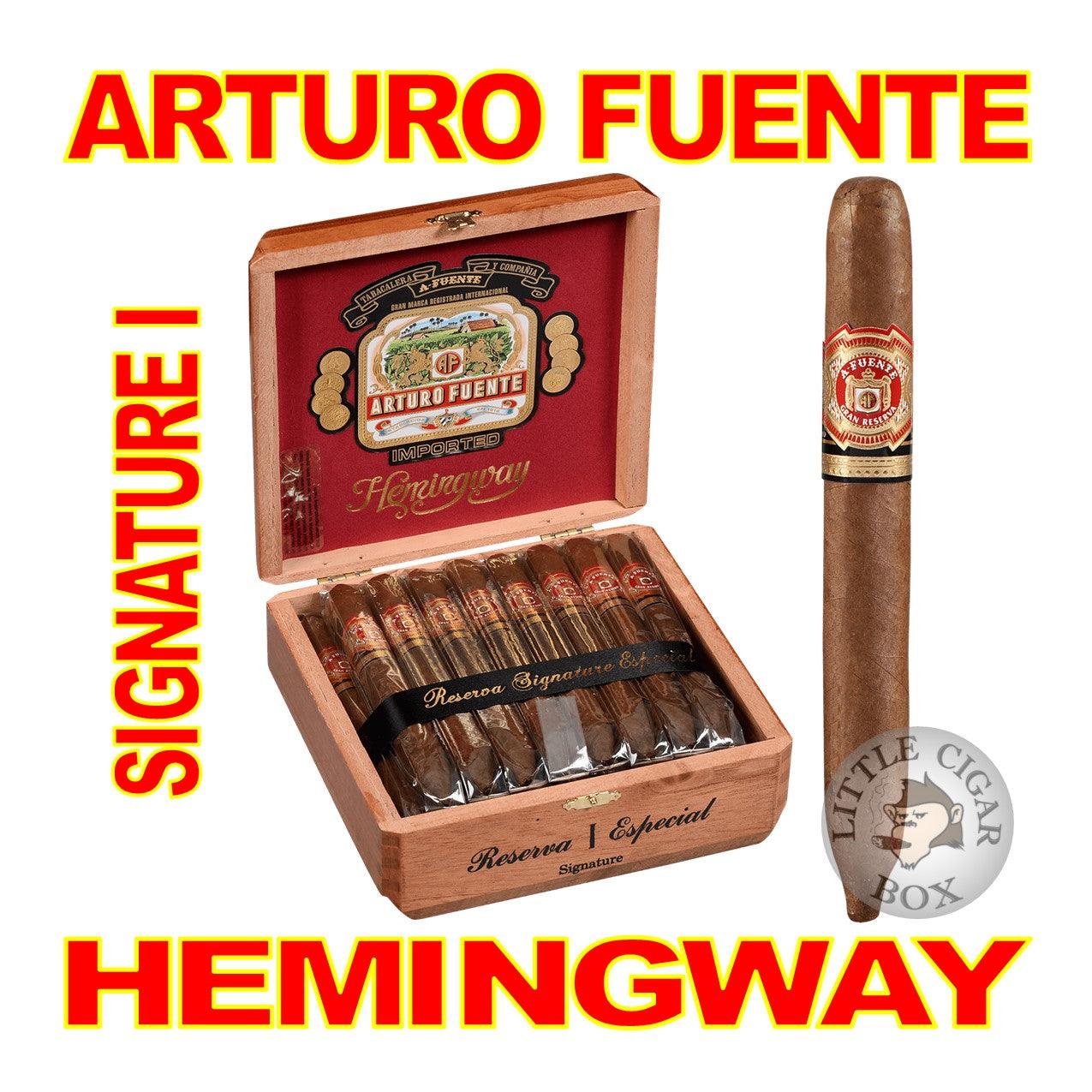 ARTURO FUENTE HEMINGWAY SIGNATURE I NATURAL - www.LittleCigarBox.com