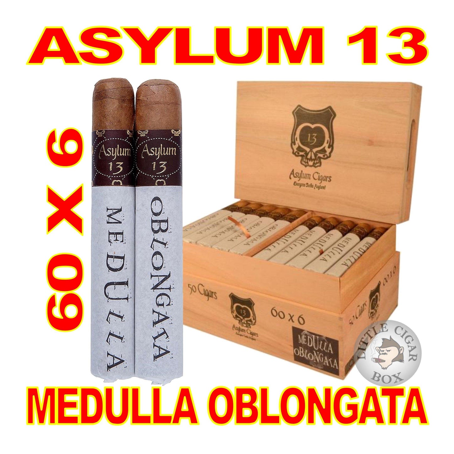 ASYLUM 13 MEDULLA GORDO NATURAL - www.LittleCigarBox.com