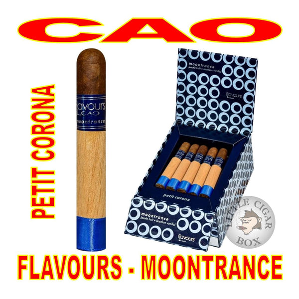 CAO FLAVOURS PETIT CORONA MOONTRANCE - www.LittleCigarBox.com