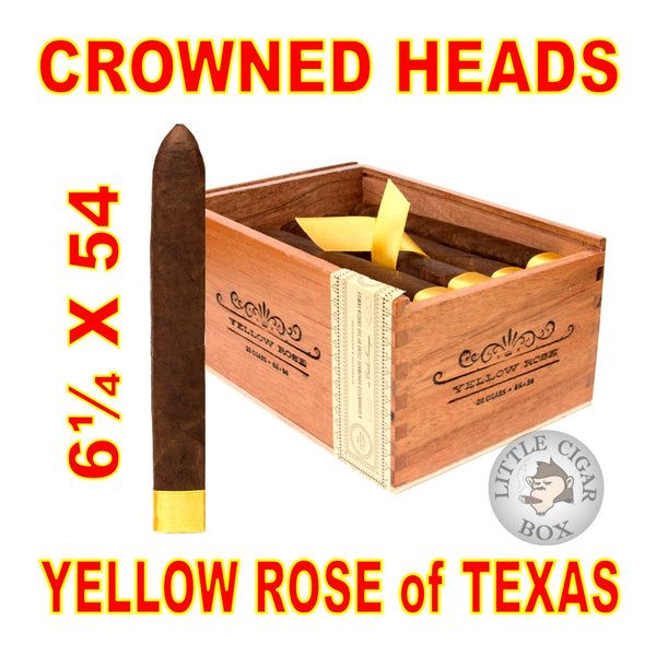 CROWNED HEADS THE YELLOW ROSE TORPEDO CIGAR - www.LittleCigarBox.com