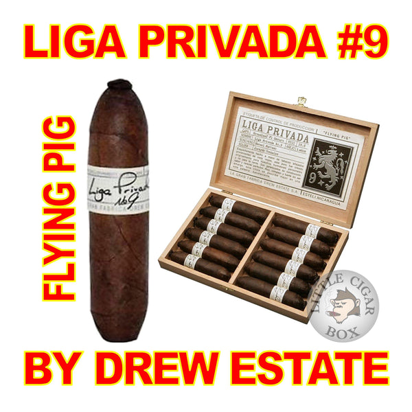 LIGA PRIVADA No. 9 FLYING PIG BY DREW ESTATE - www.LittleCigarBox.com