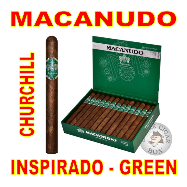 MACANUDO INSPIRADO GREEN CHURCHILL - www.LittleCigarBox.com