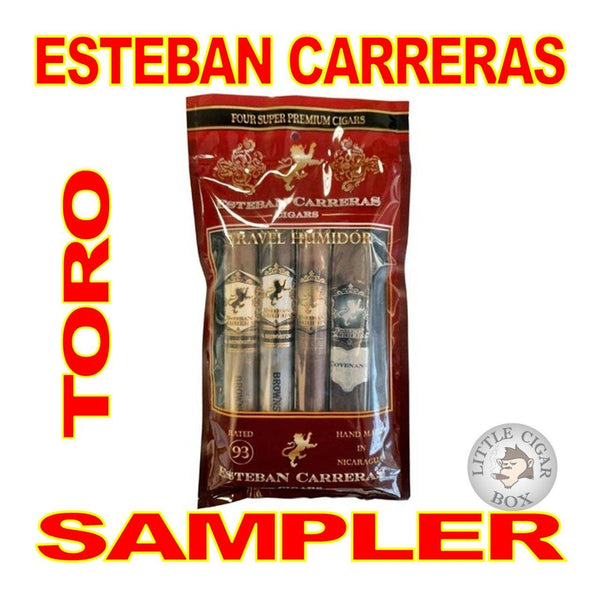 ESTEBAN CARRERAS 4-CIGAR SAMPLER PACK - www.LittleCigarBox.com