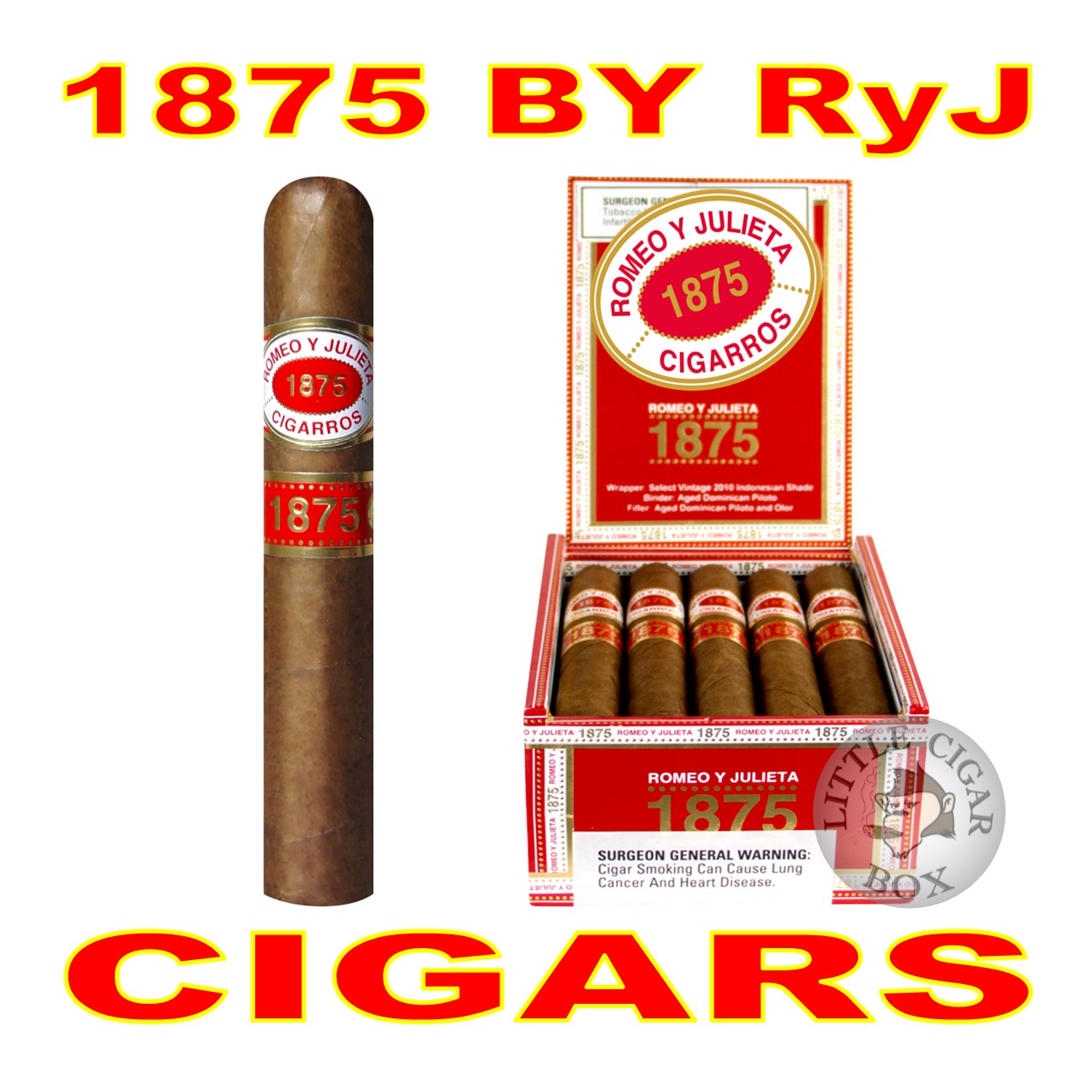 1875 BY ROMEO y JULIETA CIGARS