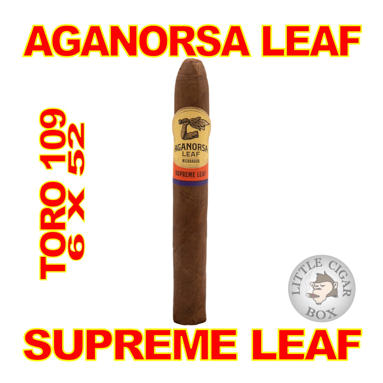 AGANORSA LEAF SUPREME LEAF 2026 TORO 109 CIGARS