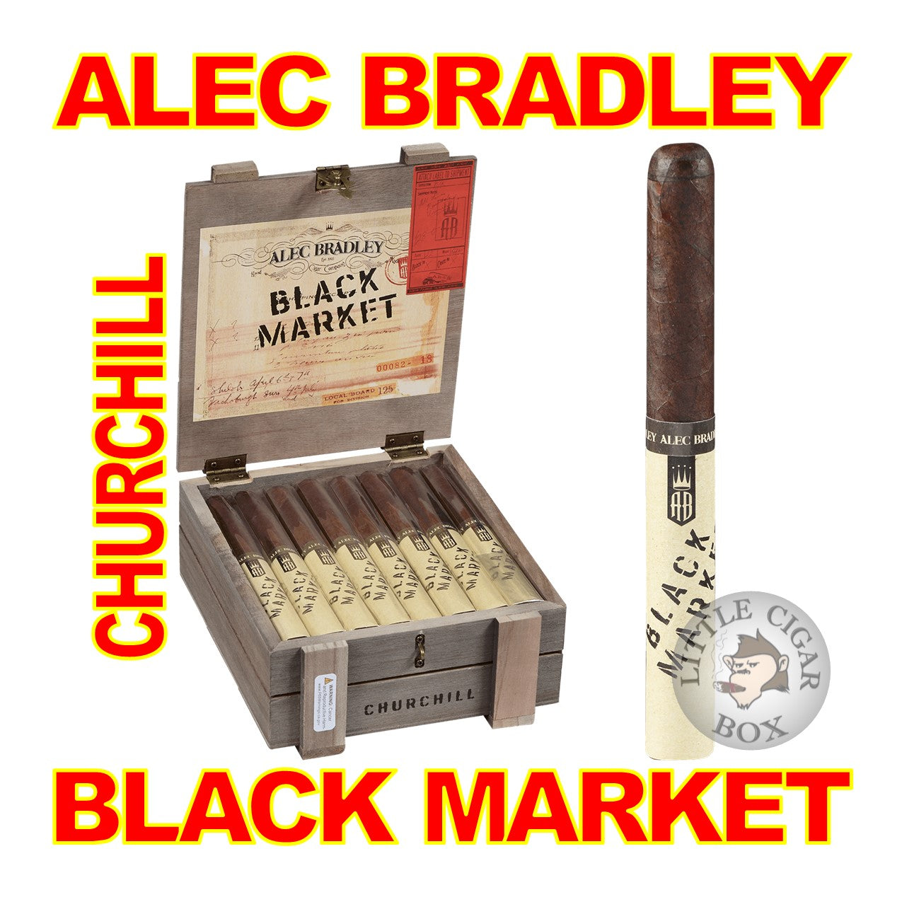 ALEC BRADLEY BLACK MARKET CIGARS - www.LittleCigarBox.com