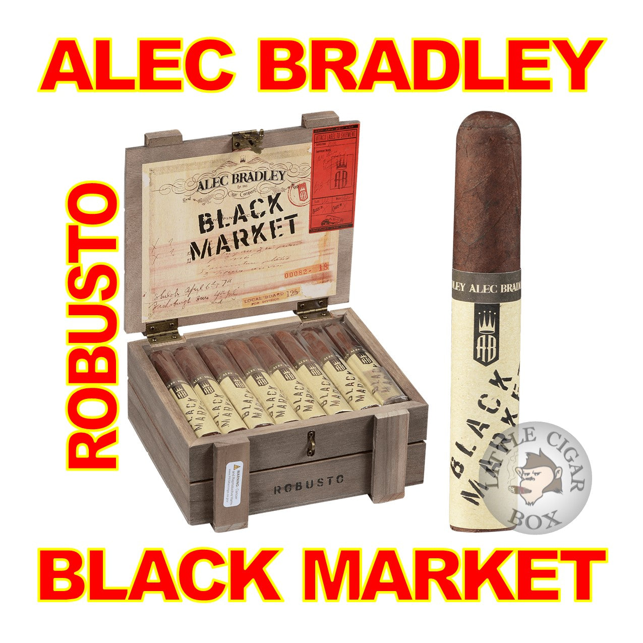 ALEC BRADLEY BLACK MARKET CIGARS - www.LittleCigarBox.com