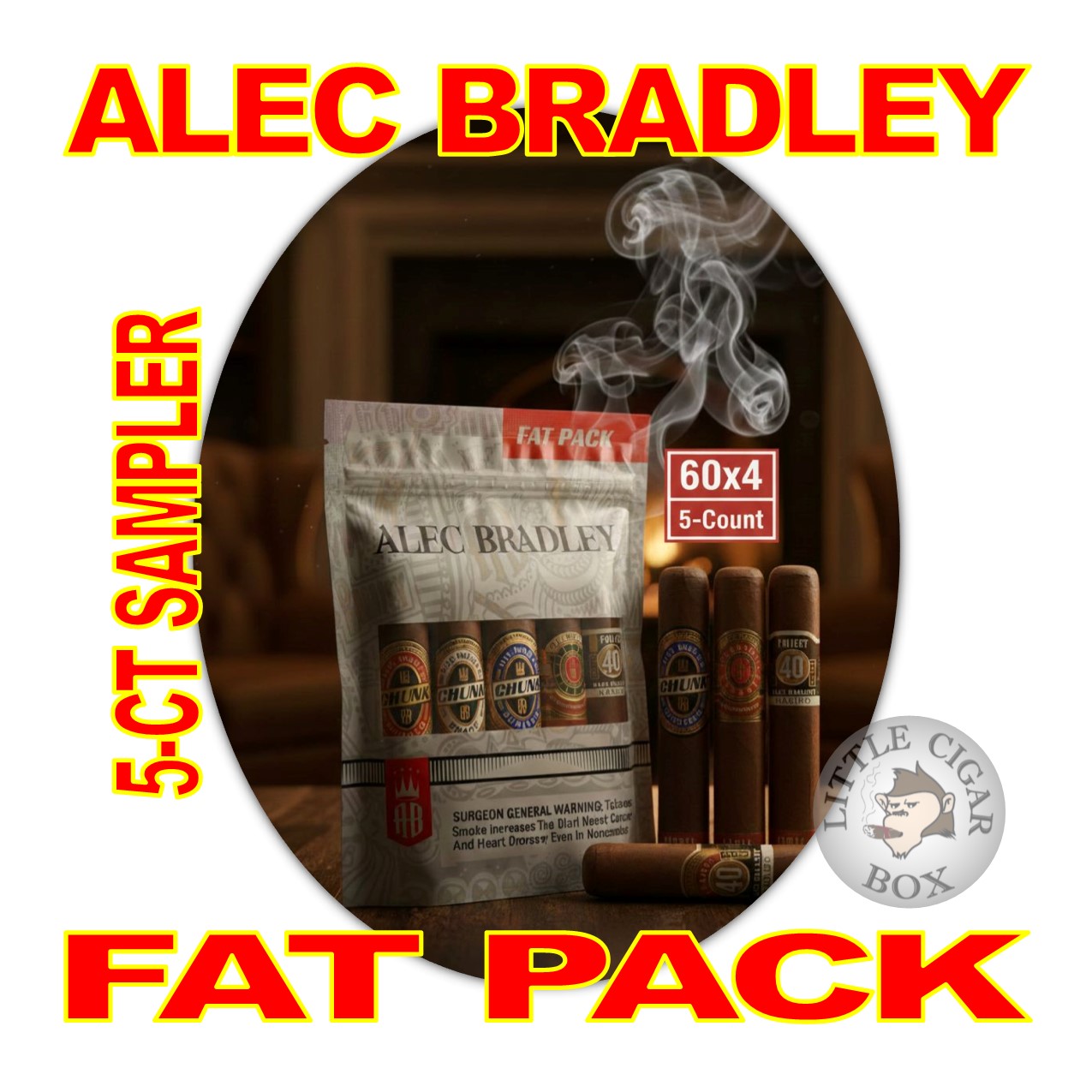 ALEC BRADLEY CHUNK 5-COUNT "FAT PACK" SAMPLER