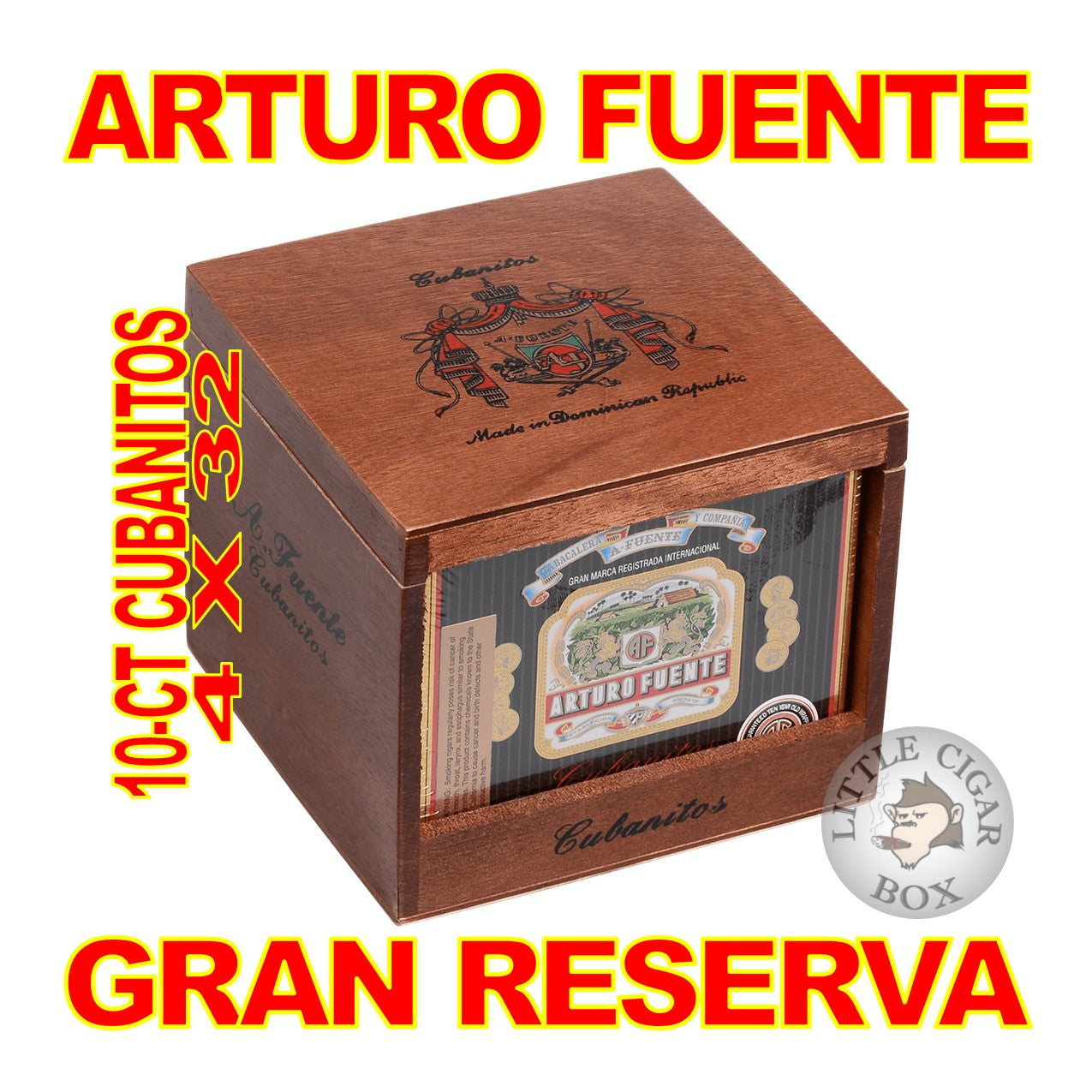 ARTURO FUENTE GRAN RESERVA 10-CT CUBANITOS