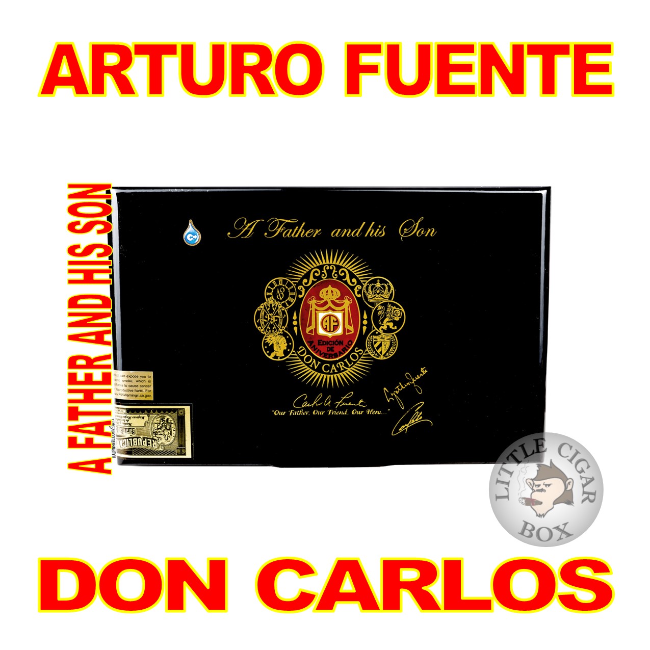 ARTURO FUENTE DON CARLOS "A FATHER & HIS SON" 10-CIGAR SAMPLER