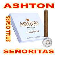 ASHTON SMALL CIGARS 10-CT SEÑORITAS (3½ X 30)