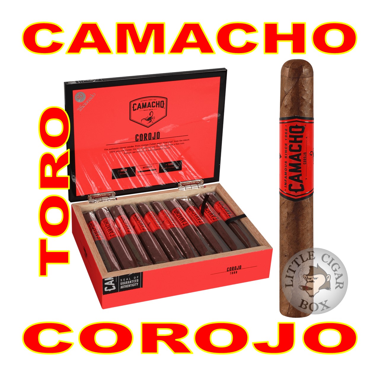 CAMACHO COROJO CIGARS - www.LittleCigarBox.com