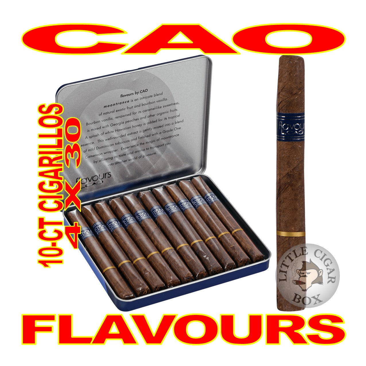 CAO FLAVOURS 10-CT CIGARILLOS CIGARS