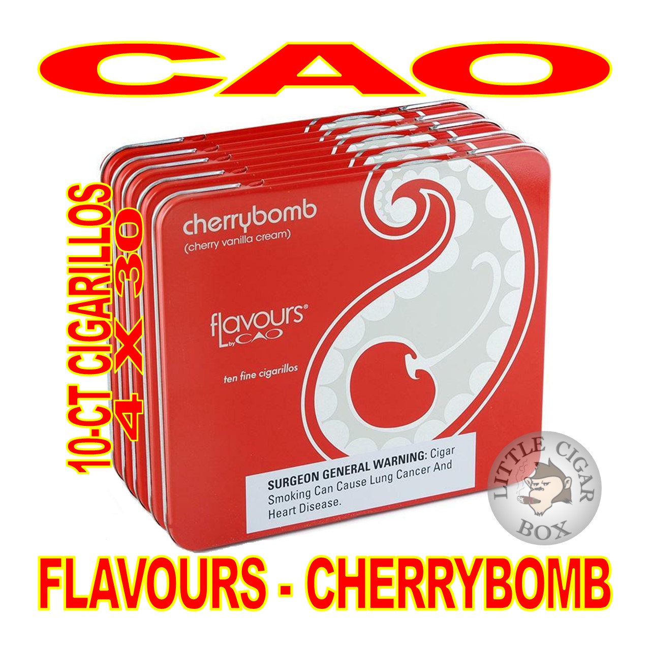 CAO FLAVOURS 10-CT CIGARILLOS CIGARS