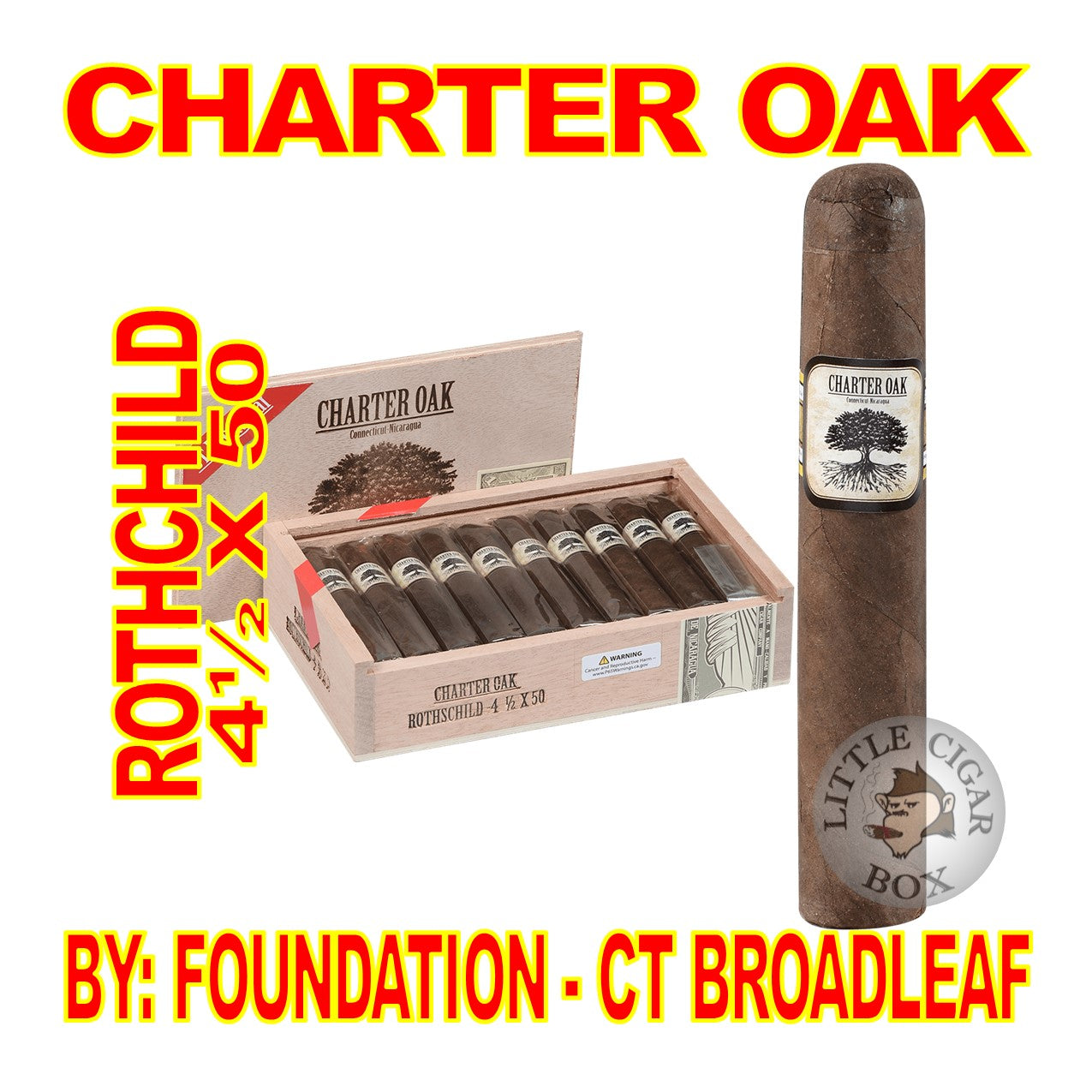 CHARTER OAK BY FOUNDATION CIGARS