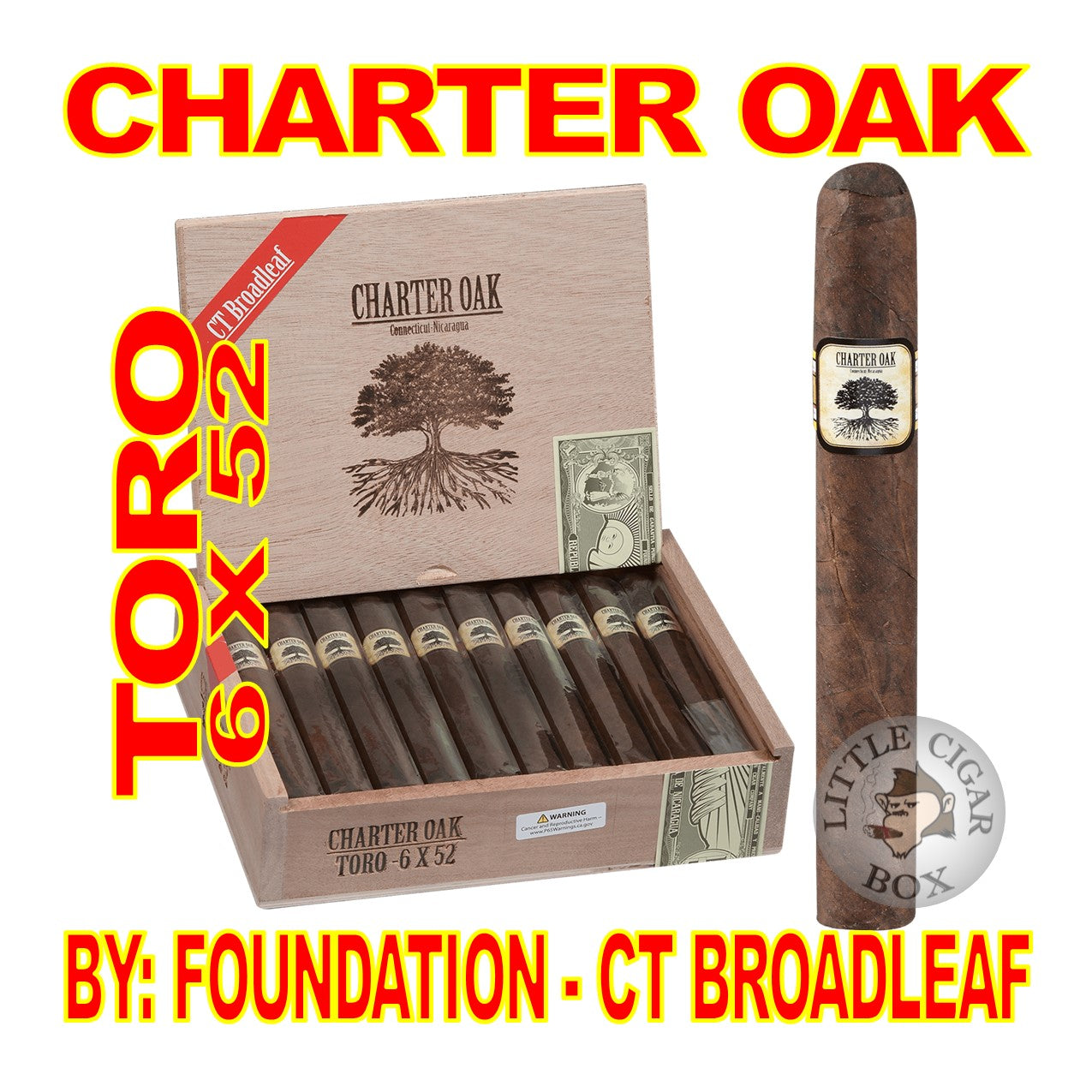 CHARTER OAK BY FOUNDATION CIGARS