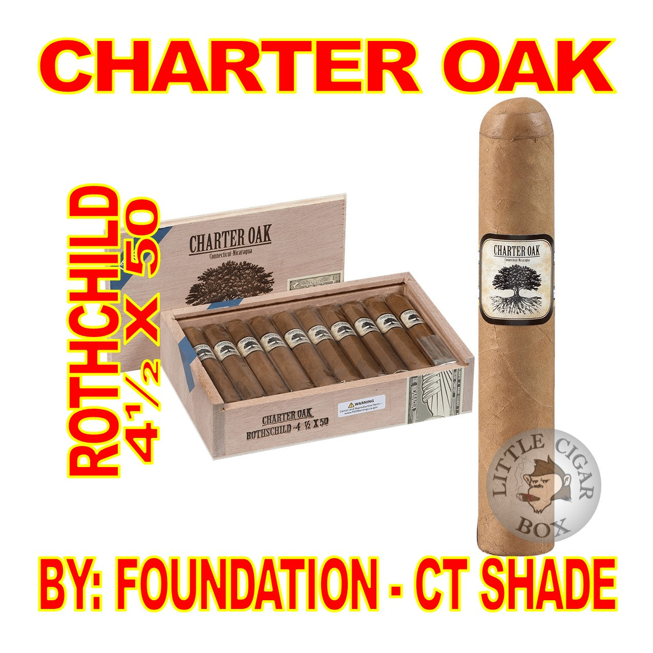 CHARTER OAK BY FOUNDATION CIGARS