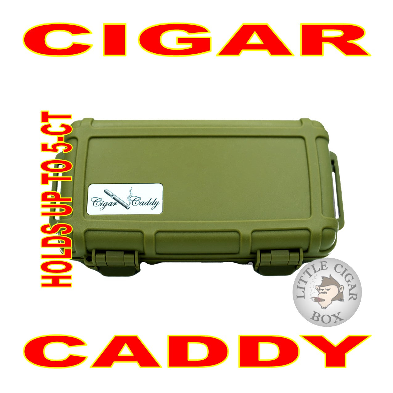 CIGAR CADDY 5-CT TRAVEL HUMIDOR