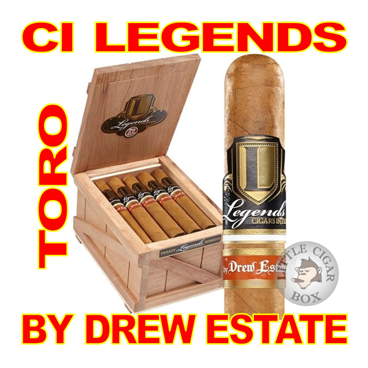 CI LEGENDS TORO BY DREW ESTATE - www.LittleCigarBox.com