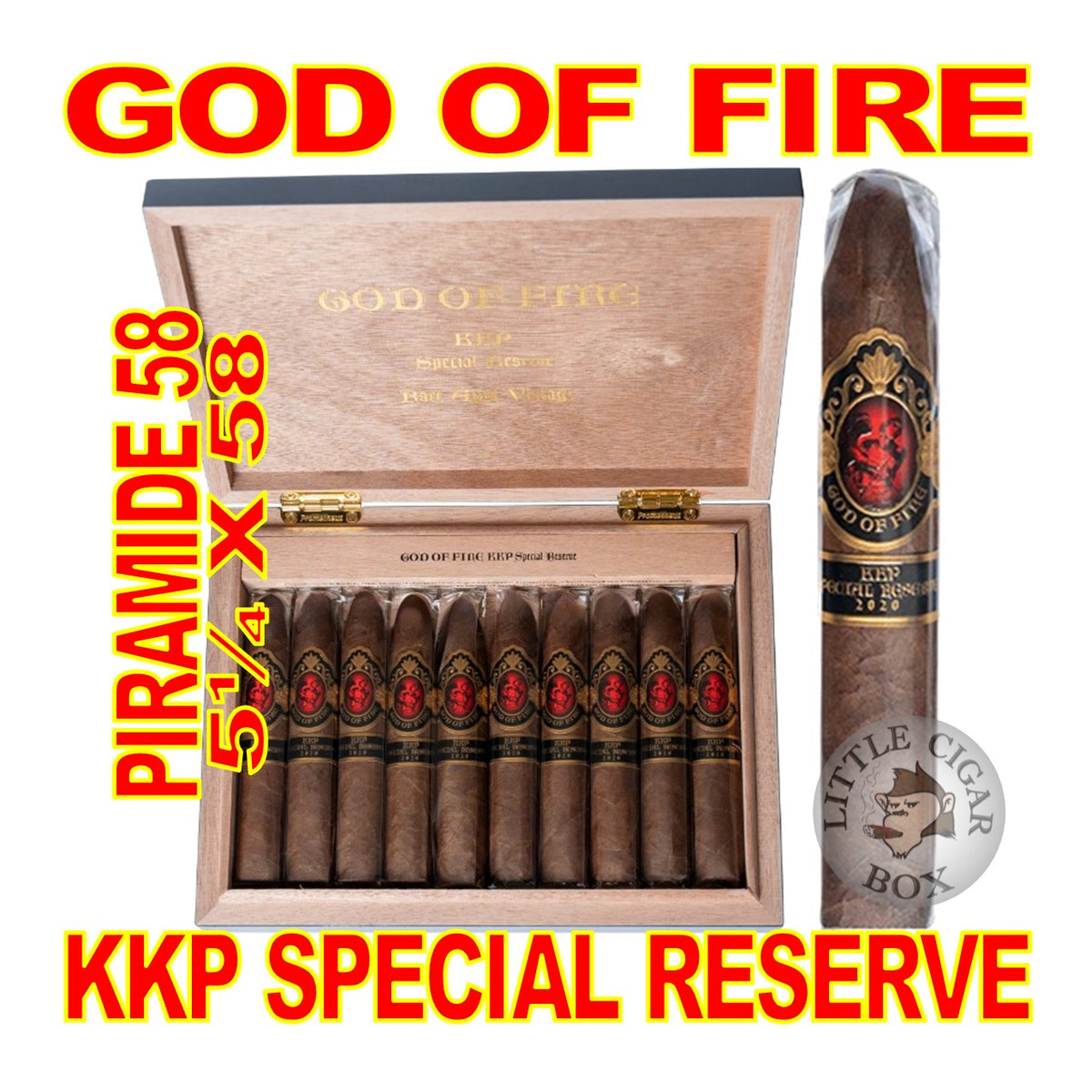 GOD OF FIRE KKP SPECIAL RESERVE CIGARS