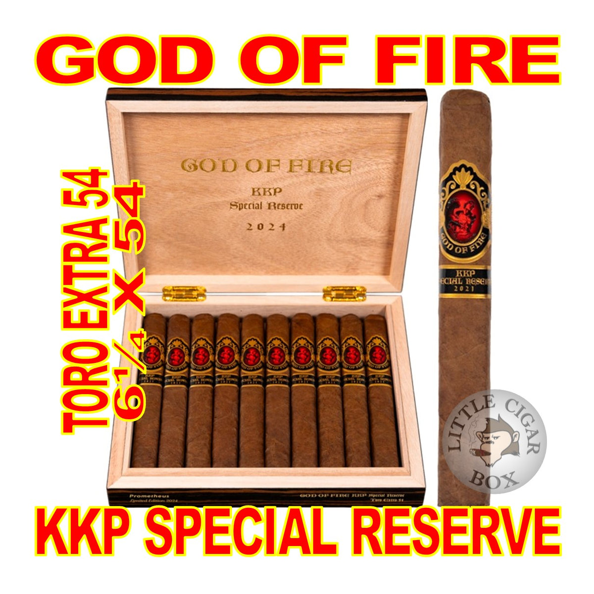 GOD OF FIRE KKP SPECIAL RESERVE CIGARS