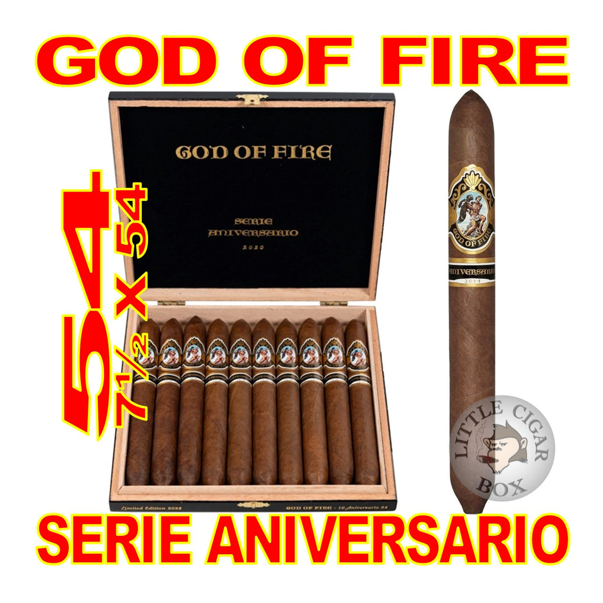 GOD OF FIRE SERIE ANIVERSARIO CIGARS