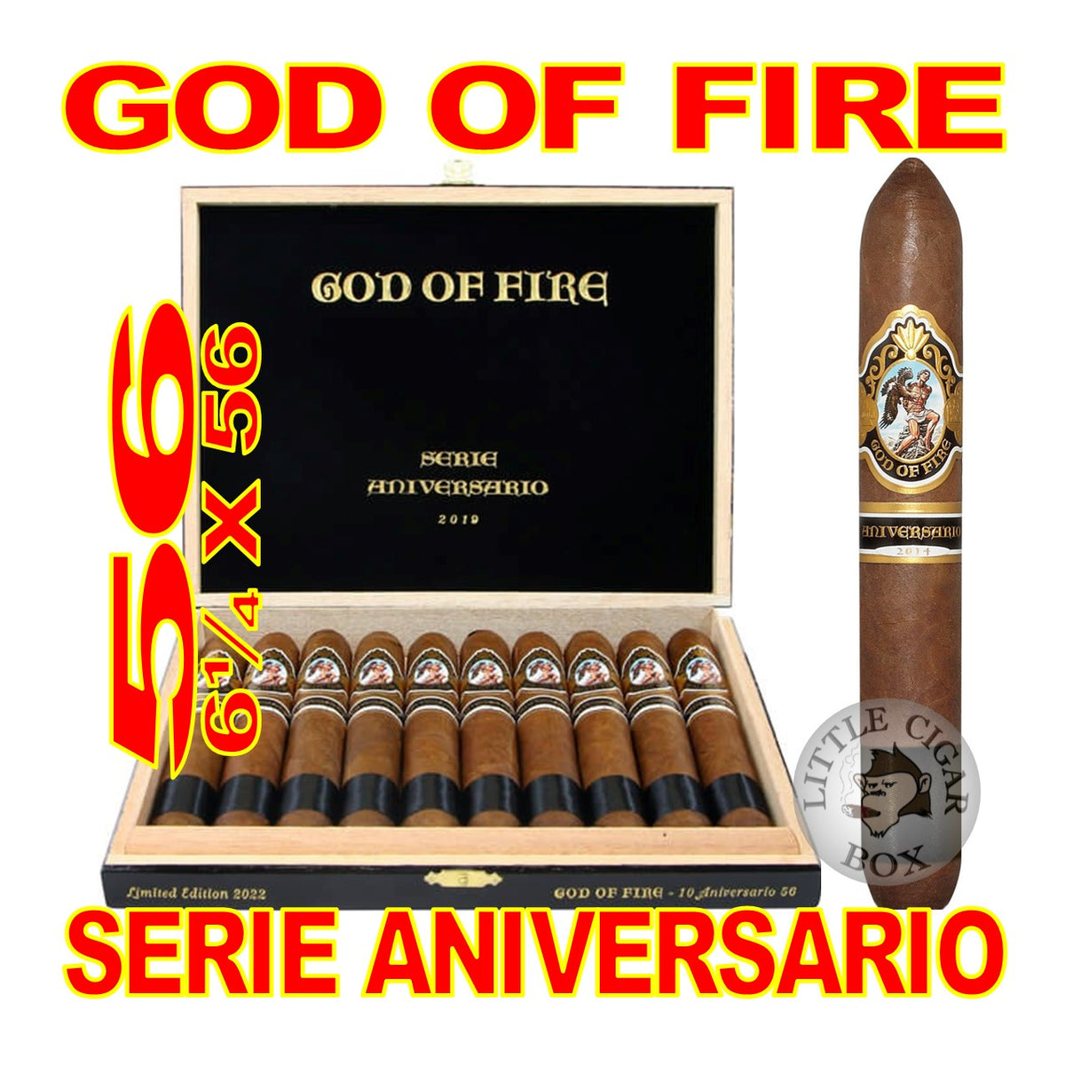 GOD OF FIRE SERIE ANIVERSARIO CIGARS
