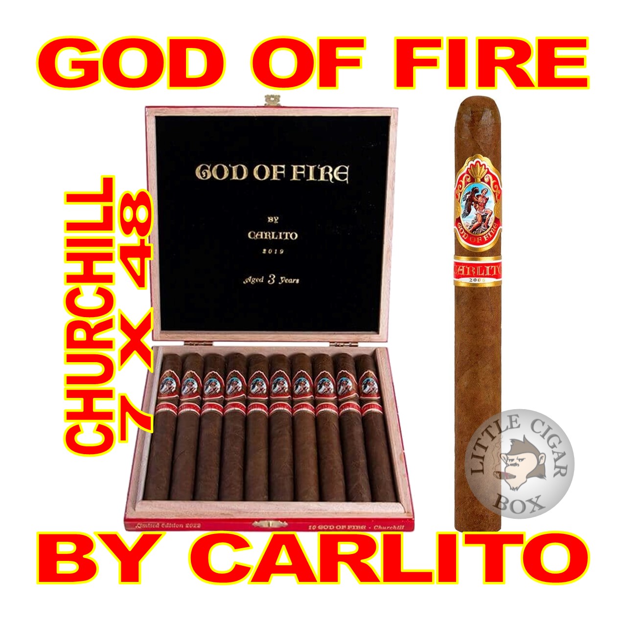 GOD OF FIRE BY CARLITO CIGARS