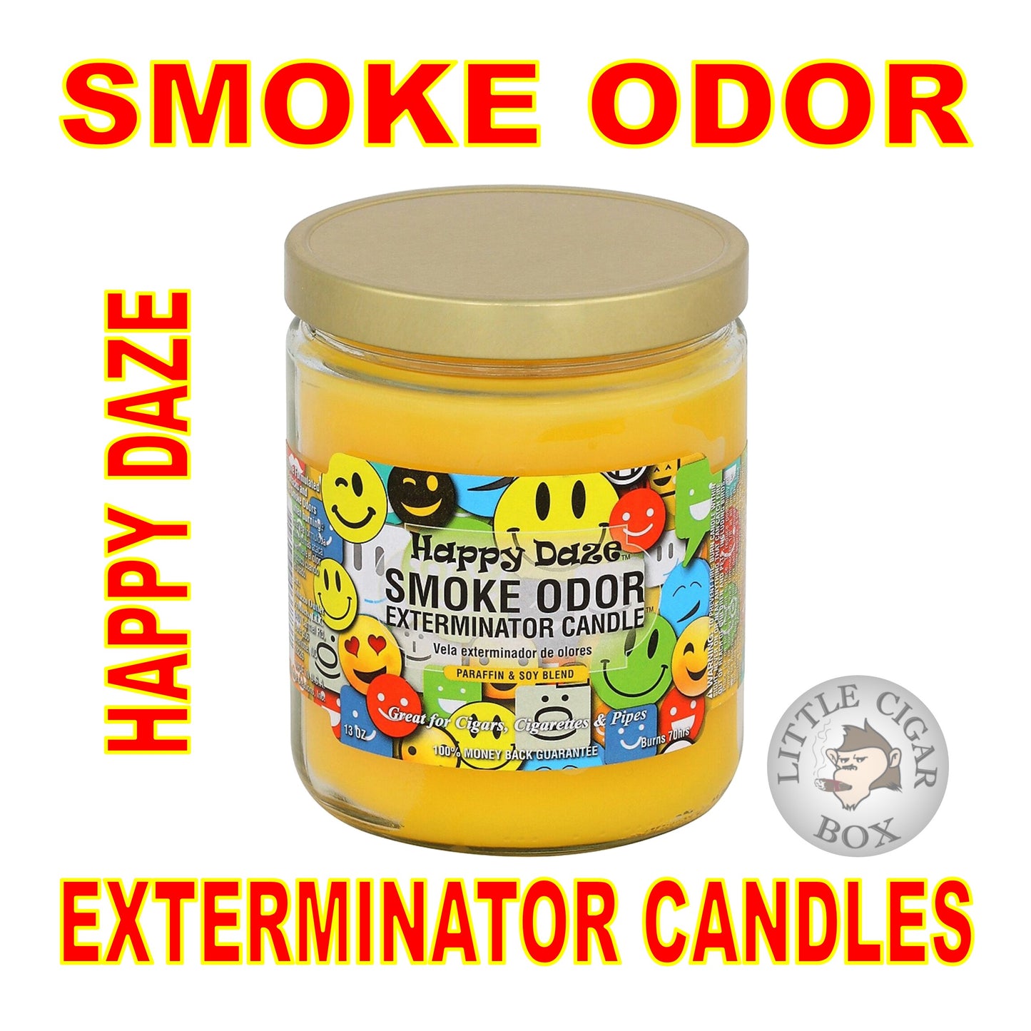 SMOKE ODOR EXTERMINATOR CANDLE - 13oz JAR