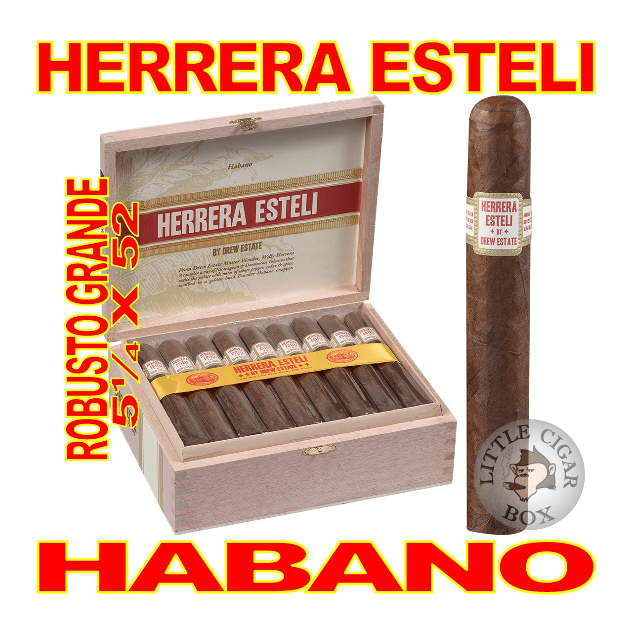 HERRERA ESTELI CIGARS BY DREW ESTATE