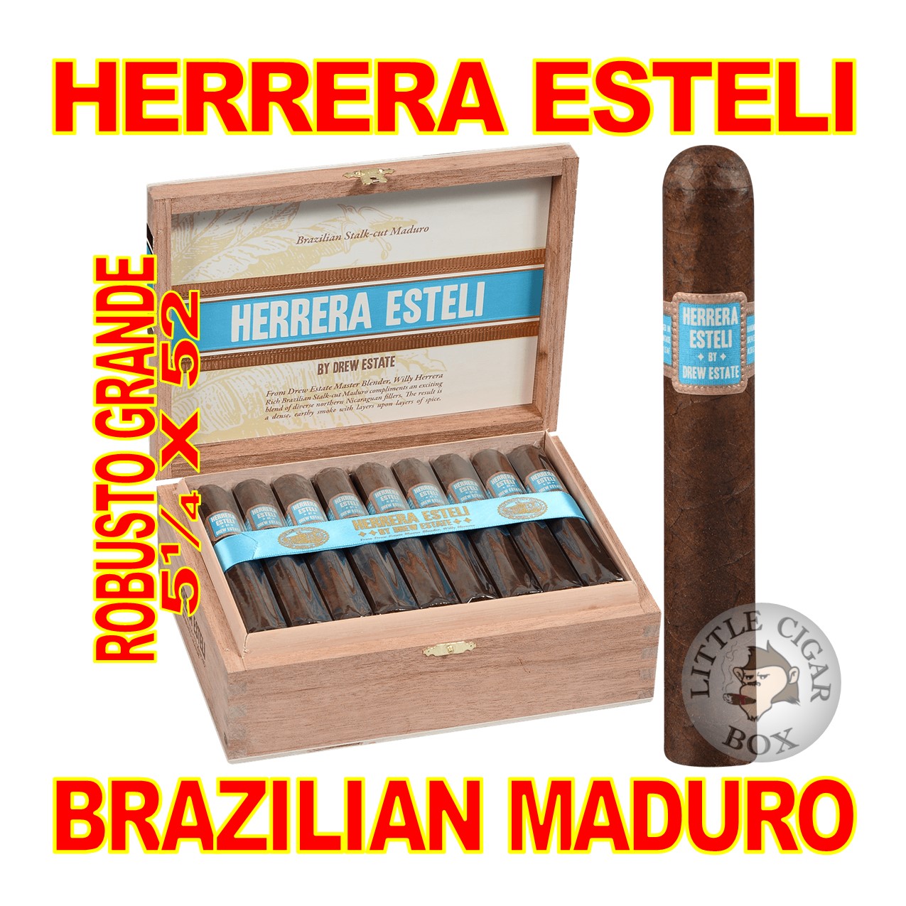 HERRERA ESTELI CIGARS BY DREW ESTATE