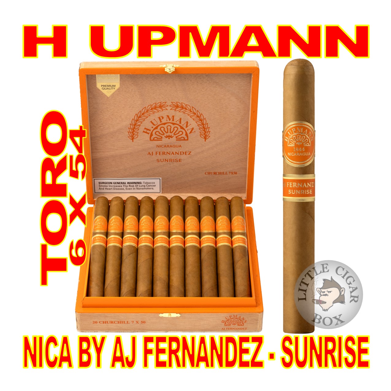 H UPMANN NICARAGUA BY AJ FERNANDEZ SUNRISE CIGARS