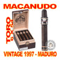 MACANUDO VINTAGE MADURO 1997 CIGARS