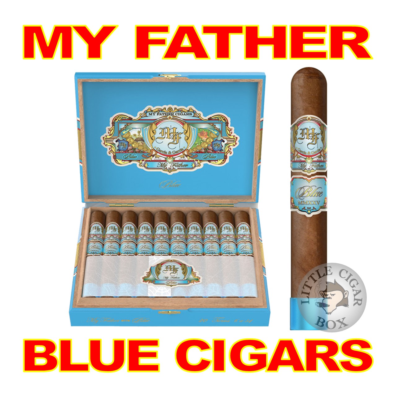 MY FATHER BLUE CIGARS – www.LittleCigarBox.com