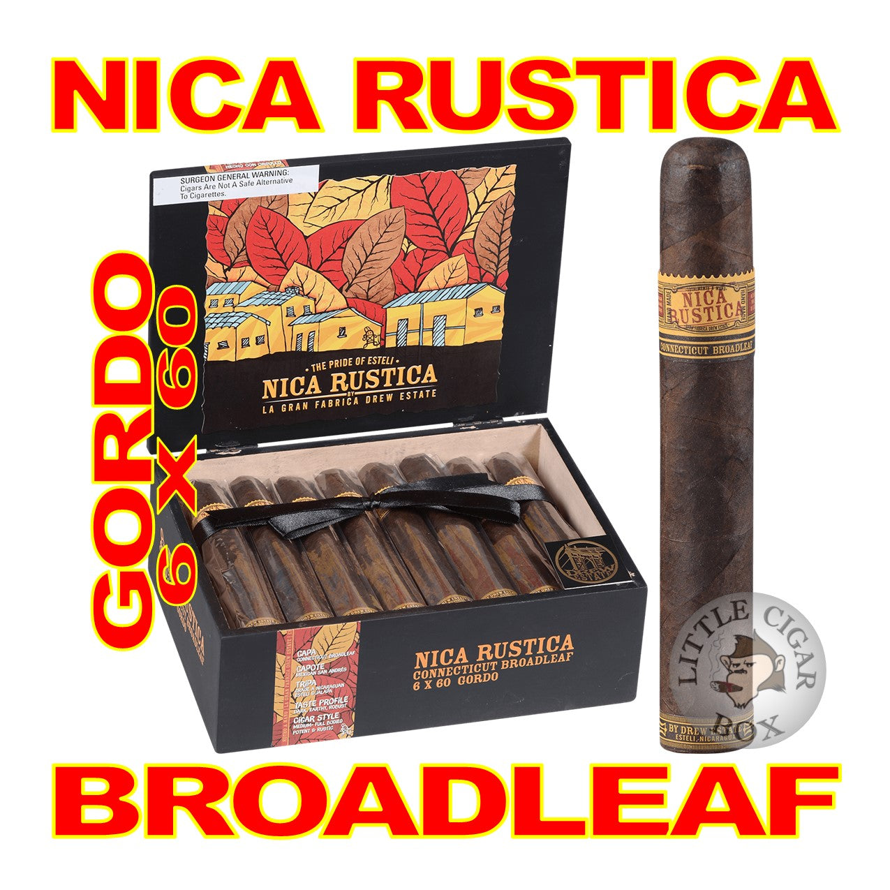 NICA RUSTICA BROADLEAF CIGARS