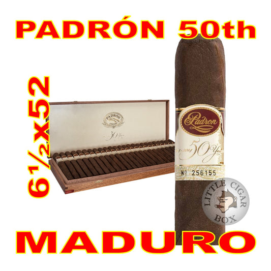 PADRON 50th ANNIVERSARY 6½x52 CIGARS