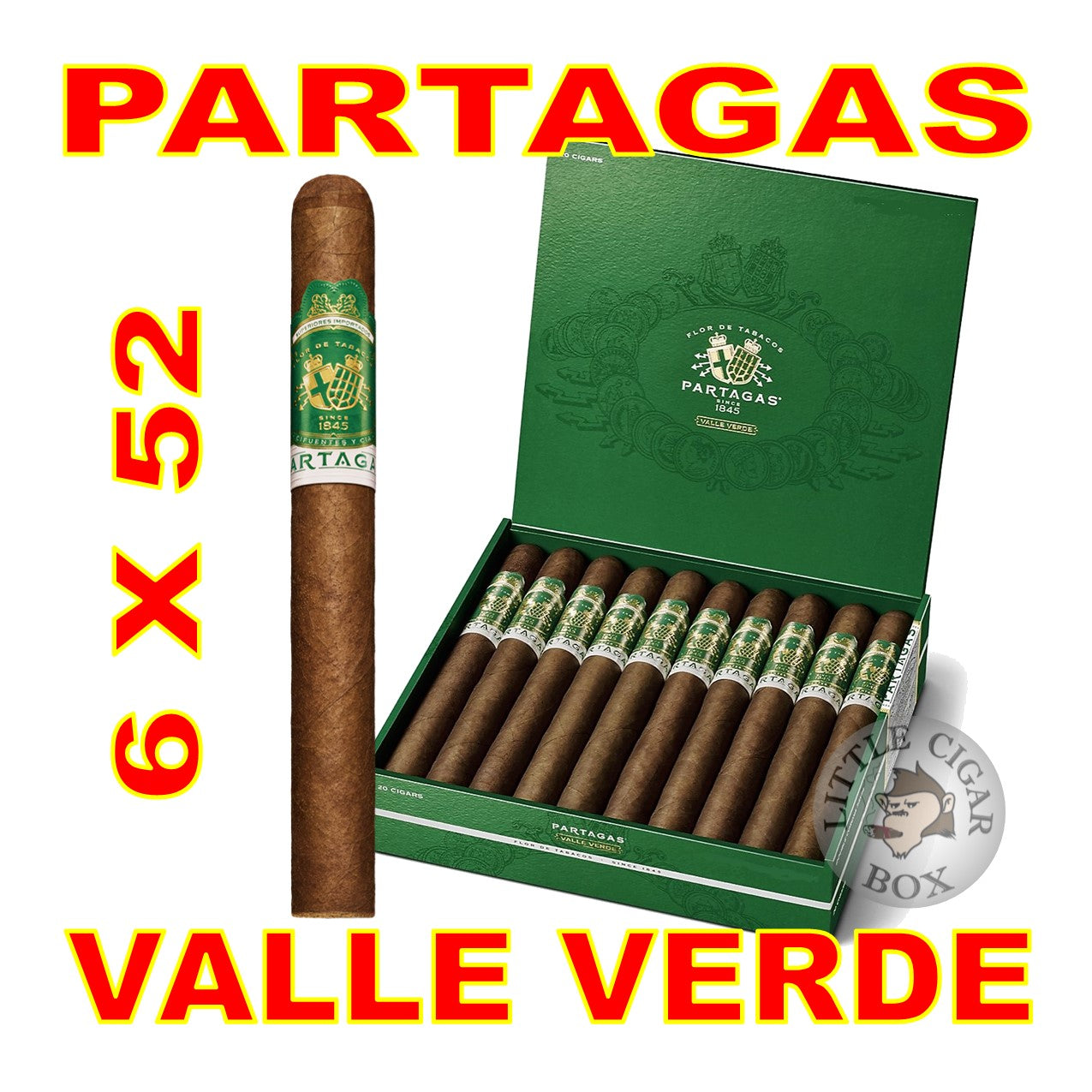 PARTAGAS VALLE VERDE CIGARS