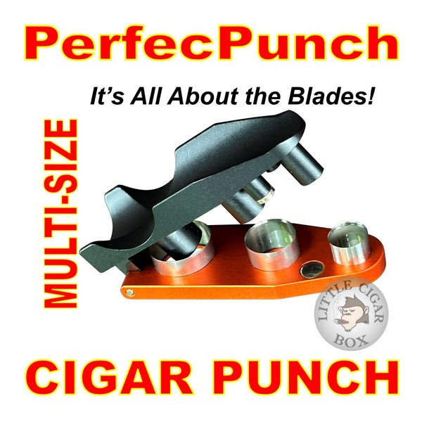 PerfecPunch TRIPLE CIGAR PUNCH & STAND