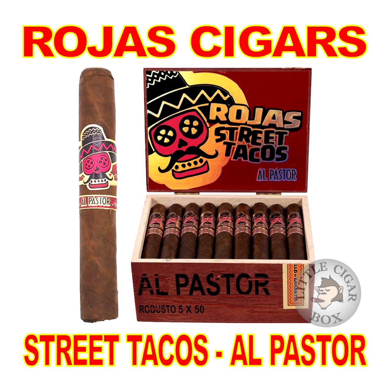 ROJAS STREET TACOS AL PASTOR CIGARS – www.LittleCigarBox.com