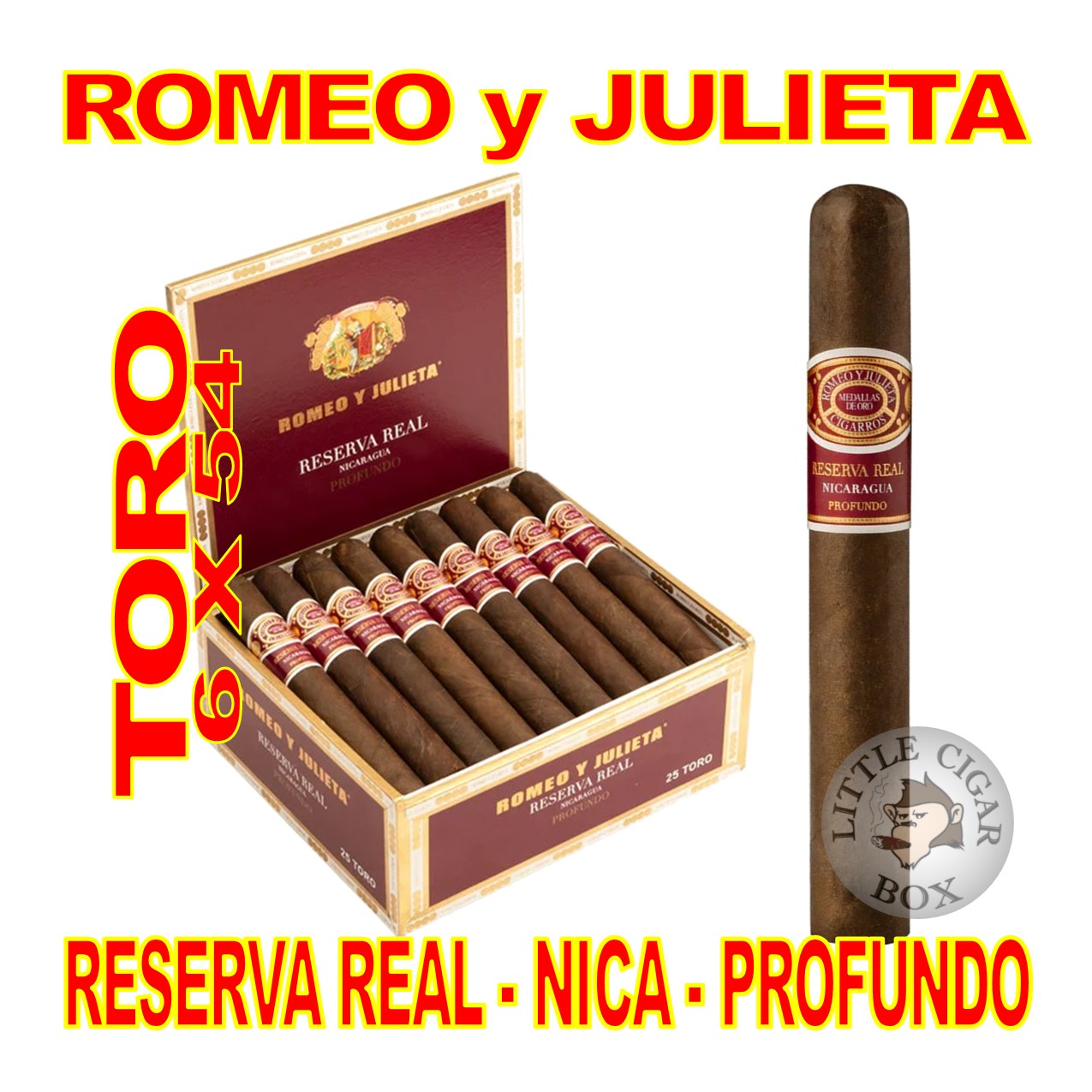 ROMEO y JULIETA RESERVA REAL NICARAGUA PROFUNDO CIGARS