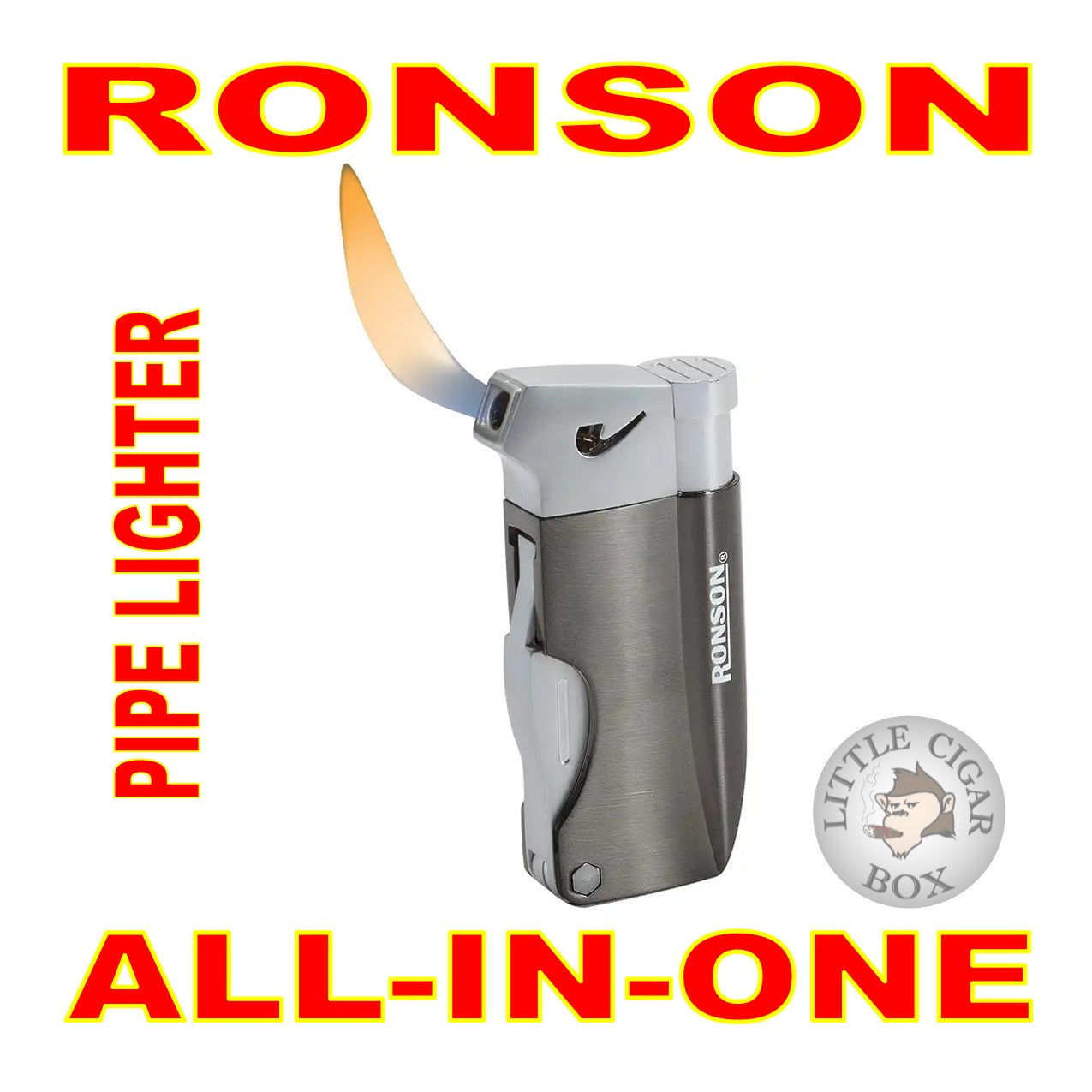 RONSON ALL-IN-ONE PIPE LIGHTER