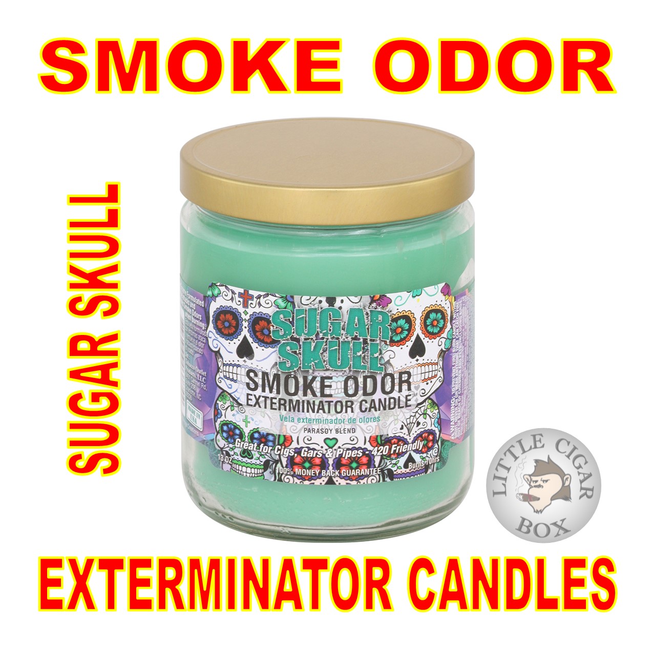 SMOKE ODOR EXTERMINATOR CANDLE - 13oz JAR